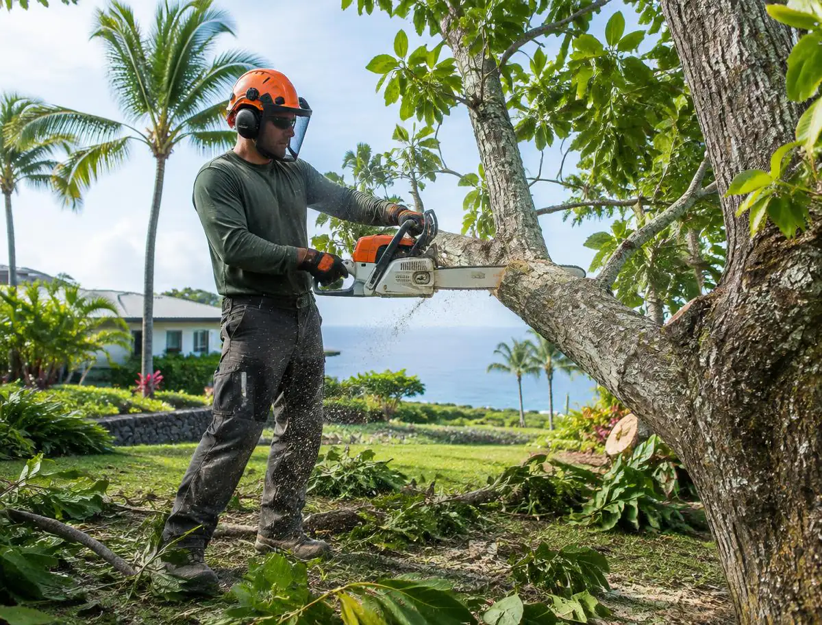 Chainsaw for landscaping and property care