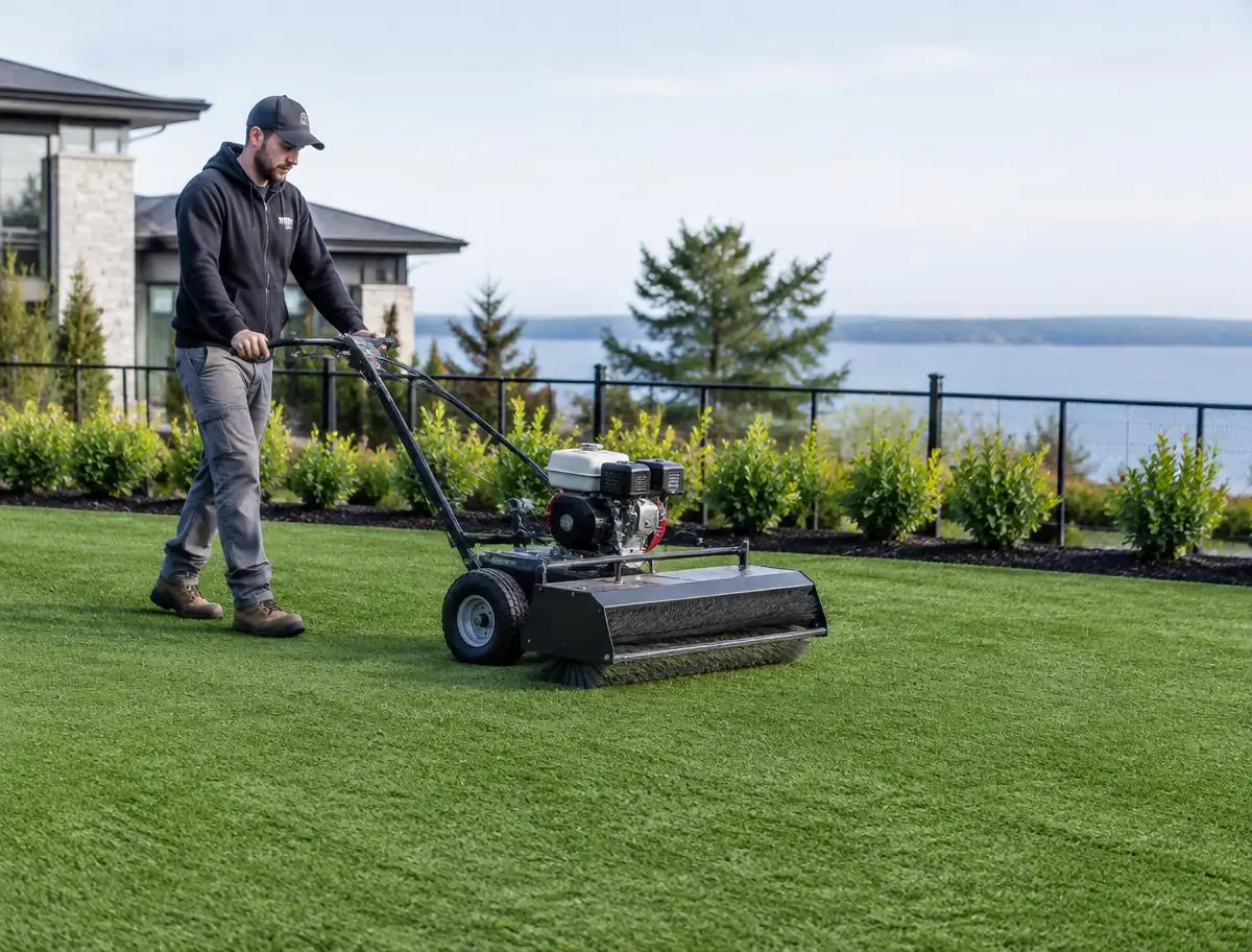 Artificial Turf Brushing Machine for landscaping and property care