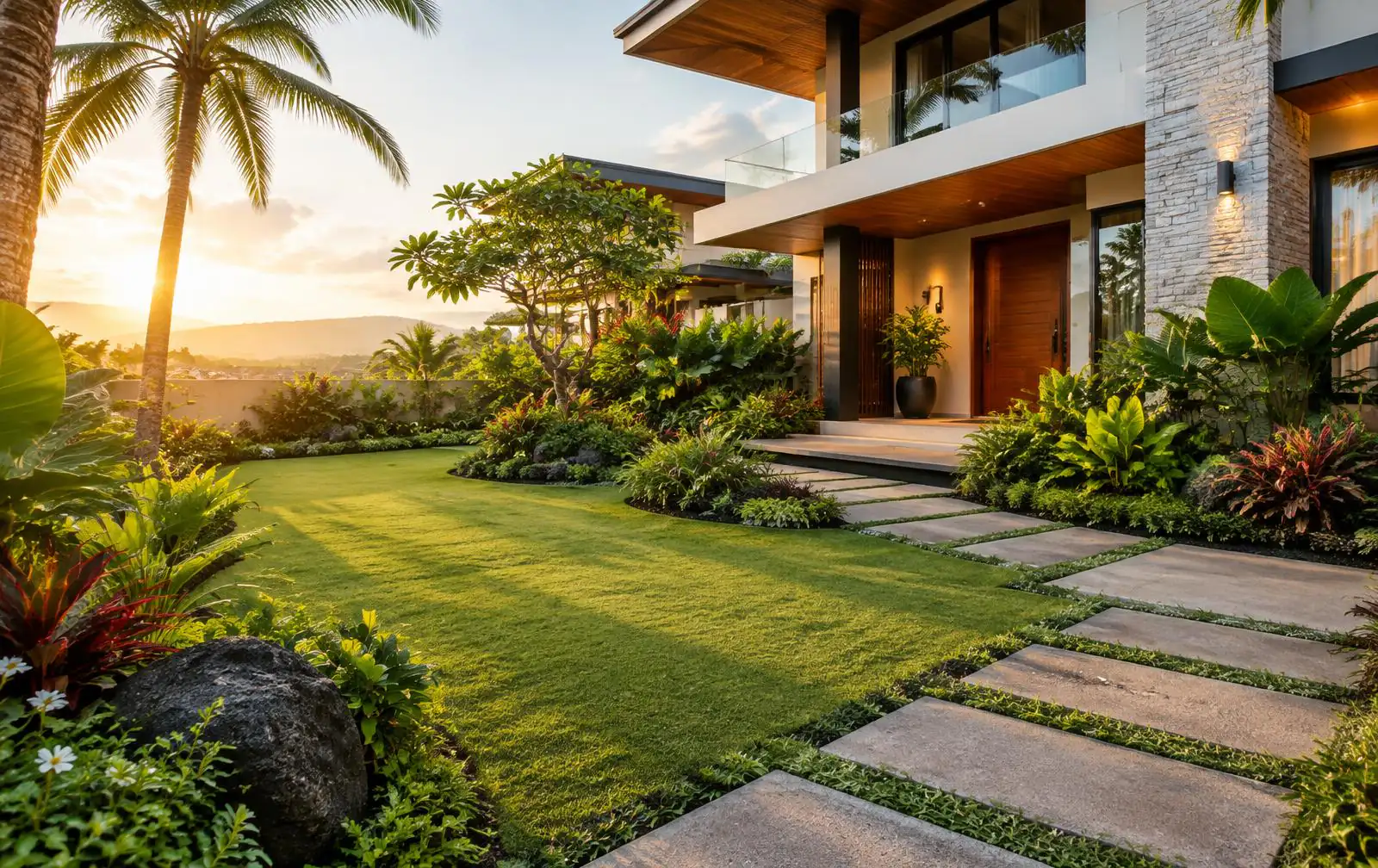 Premium landscaped tropical garden by RSN